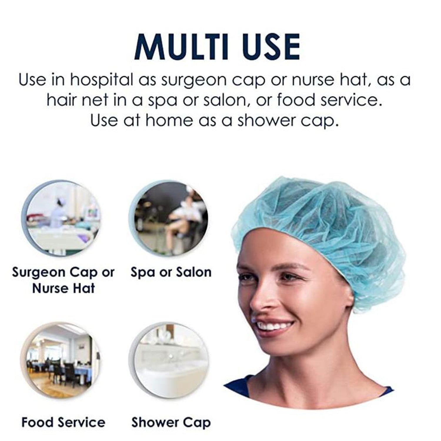 6042A Shower Caps, Etercycle Reusable Elastic Waterproof Bathing Hair Cap with Lace Elastic Band for Women Beauty, Hair Spa, Home Hotel Travel Use (1Pc) DeoDap 6042A Shower Caps, Etercycle Reusable Elastic Waterproof Bathing Hair Cap with Lace Elastic Band for Women Beauty, Hair Spa, Home Hotel Travel Use (1Pc) DeoDap